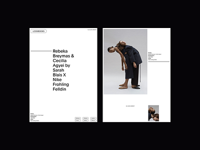 Lookbooks Visuals Layout editorial editorial design fashion layout minimal minimalist modern photography typography web design whitespace