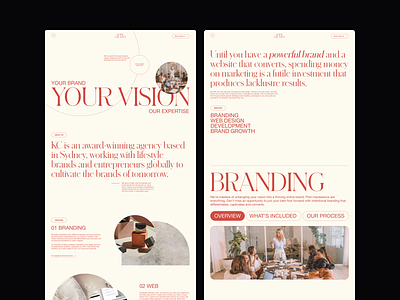 Kady Creative Rebrand agency branding design layout logo minimal minimalist modern photography rebrand typography ui ux web design website whitespace