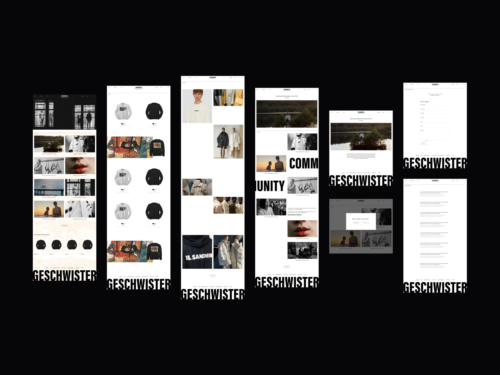 ② Blog post: What type of work I do art direction blogbost creative direction creative process design layout minimal modern photography presentation design typography ui whitespace