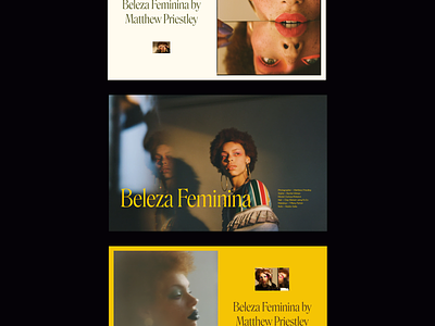 Beleza Feminina Editorial design