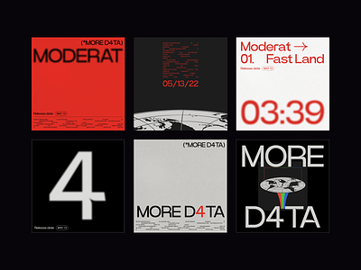 Moderat - More D4TA Visual Design Exploration