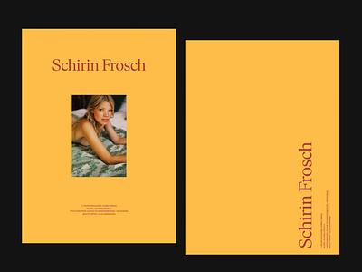 Schirin Froshc Lookbook editorial editorial design fashion layout lookbook minimal minimalist modern photography typography whitespace