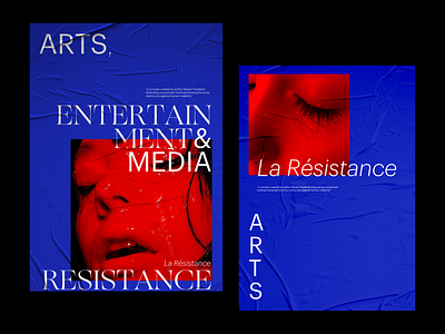 Resistance Poster editorial graphicdesign layout minimal modern photography poster serif typography whitespace