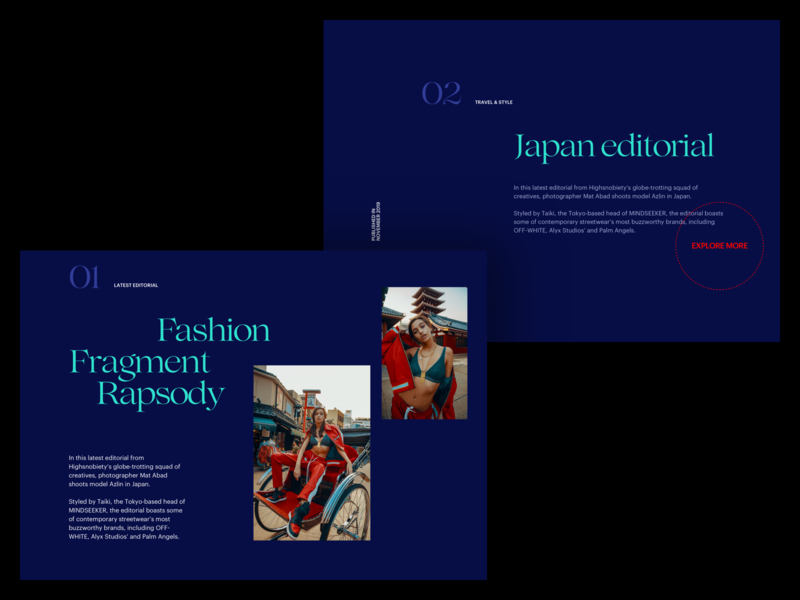Web Layout editorial design fashion graphicdesign layout minimal photography serif typography web design website whitespace