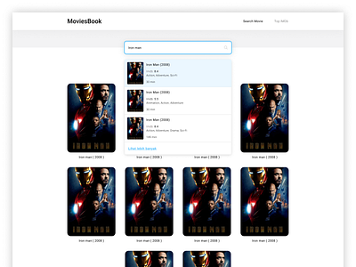 MovieBook App - Search Your Favorite Movie Easily app design desktop design movie app ui ux