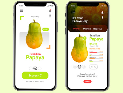 Food App UI advertisment appui appuidesign buy ecommerce flat food app fruit app grocery app interface minimal ui nutrition uiux vegetable