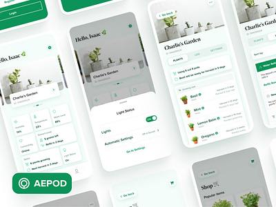 Smart Garden - Mobile App UI Design