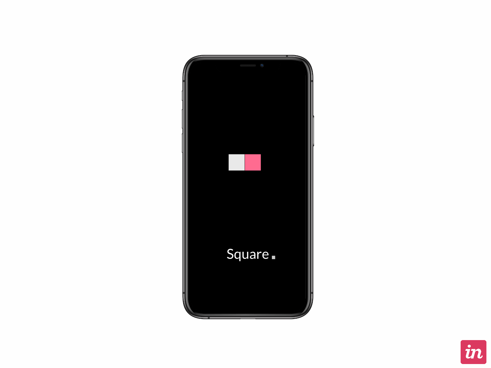 Square - onboarding screen
