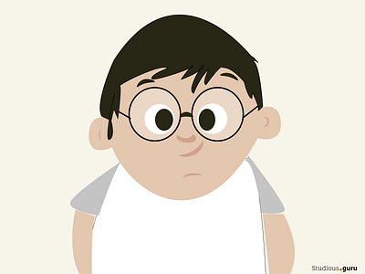Nerdy boy - Studious.guru avatar avatardesign boy boy character boy illustration design figma illustration illustrator logo nerdy vector web design