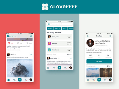 Cloverrrr Social Media App