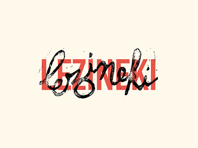 Lezineki fanzine graphic design handmade lettering logo rubberstamp typogaphy zine