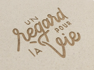 Un regarde pour la vie - Book cover