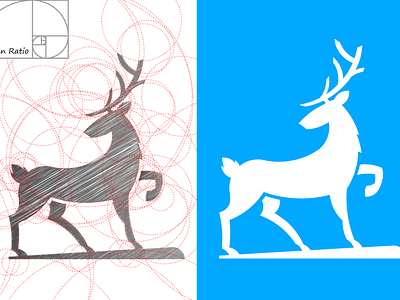 Deer branding design flat icon identity illustration illustrator logo minimal vector