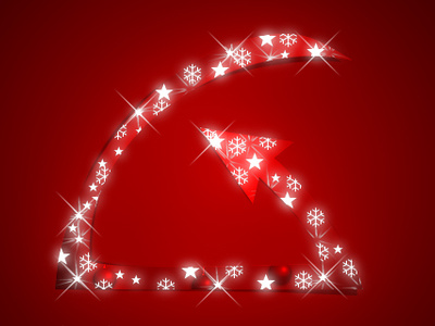 Christmas logo christmas gloss logo snowflakes star