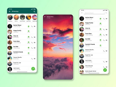 Whatsapp Redesign app redesgin revamp ui ux