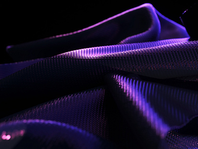 Purple velvet 01 3d 3d art abstract abstract art brand branding cgi color design fabrics macro purple render research surface tech technolofy texture tissue waves