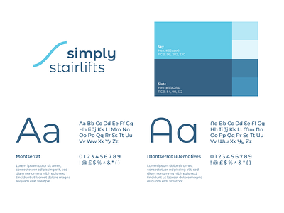 Simply Stairlifts and Simply Electrical logo design branding logo design