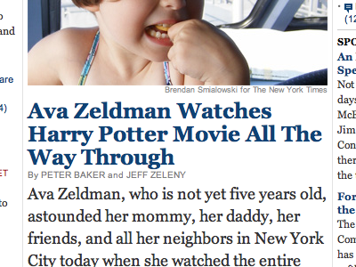 NY Times ava courage dvd harrypotter kid mockup nytimes