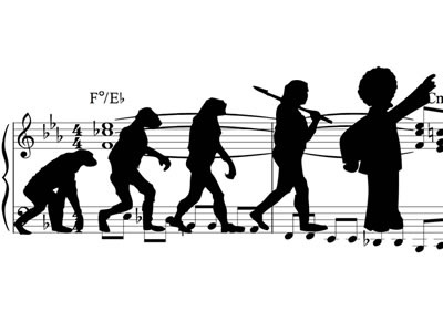 Evolution of Disco music silhouette