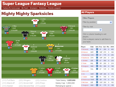 Team Line up css3 gradient red rugby league tables typekit