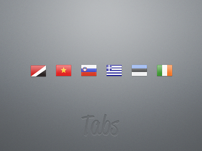 Tabs: Around the World 3 estonia flags greece icons ireland sealand slovenia tabs tabsicons vietnam