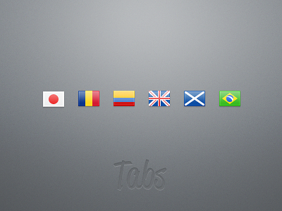 Tabs: Around The World 5 brazil ecuadooooor ecuador flags great britain icons japan romania scotland tabsicons