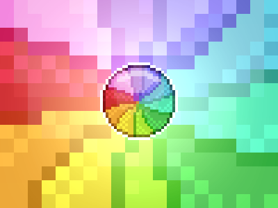 Beachball of Love 16 bit acmeinc beachball pixel pixelart rainbow spinning