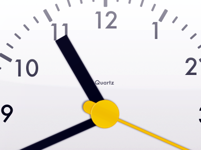 Objective C & Quartz app braun clock design ios iphone quartz retina xcode