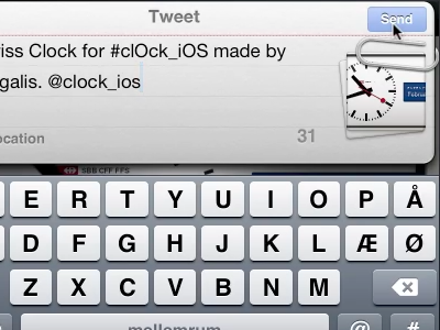 clOck: Tweets and websites