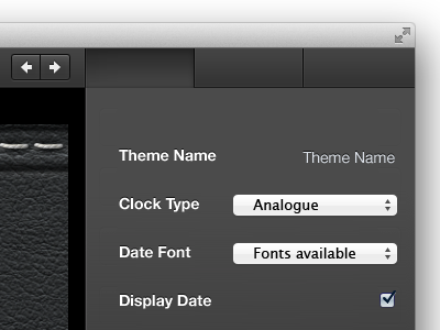 iClockWorks: Teasing... editor iclock mac theme
