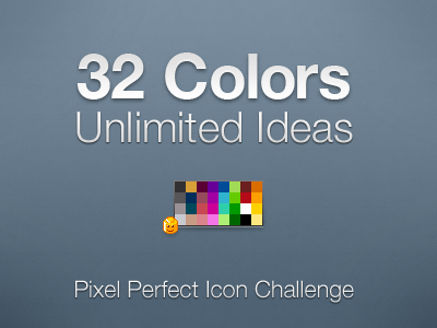 32 Colors, Palette 32 colors icon lego palette pixels