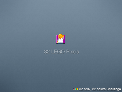 LEGO Pixels 32 colors icon lego palette pixels