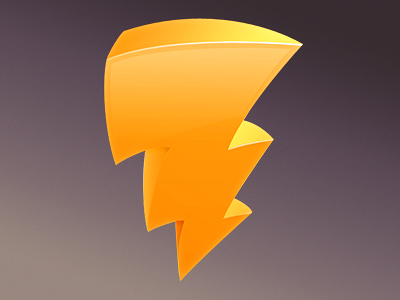 Shion - Final Icon lightning orange purple toony yellow