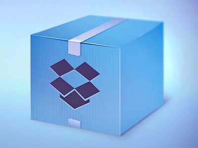 I love Dropbox blue box dropbox icon icons quickie tape