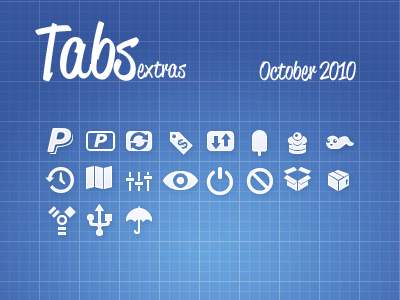 Tabs: October Expansion blue expansion glyph icon simple tab tabbar icon tabs