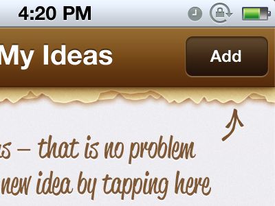 Ideas brown idea inviting iphone notepad playfull retina