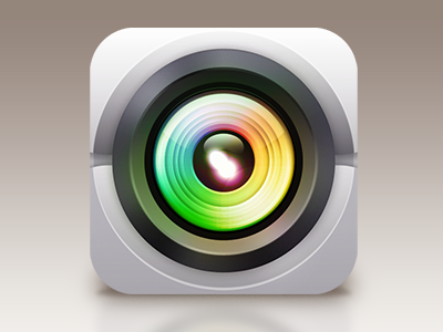 Security Camera camera color icon iphone iphoneicon rainbow