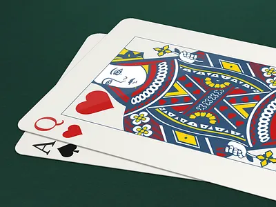 Playing Cards ace blackjack cards felt hearts playing cards poker queen