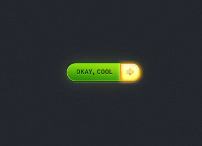 Improve This Button: Glow Edition arrow button glow green light okay cool solid