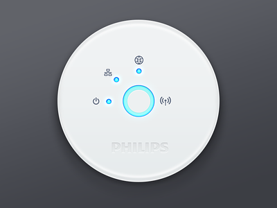 Philips Hue: Webapp – Hub Asset api app blue grey hub icon philips hue plastic tweethue webapp