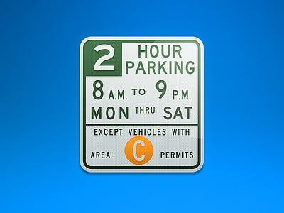 Signs: Crazy Parking Signs blue chillin green haightstreet hour parking icon illustration parking roadsign sf sign street sign