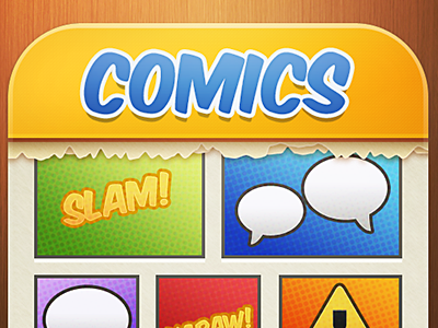 Comic Calendar: Alternative calendar comic icon ios iphone iphoneicon