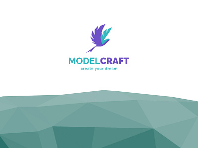 model craft design logo vector