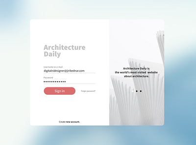 Login page – DailyUI #001 001 daily ui daily100challenge dailychallenge dailyui dailyui 001 dailyuichallenge ui ui ux ui design uidesign uiux user interface userinterface