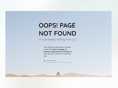 Error page 404 – DailyUI #008 404 404 page daily100challenge dailychallenge dailyui dailyuichallenge error error 404 uidesign uiux userinterface