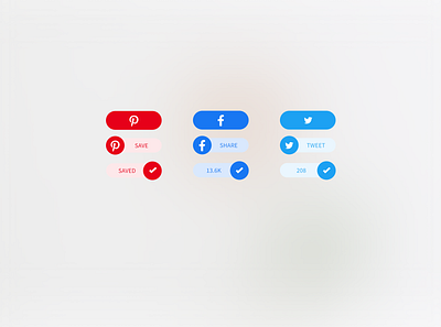 Social Share – DailyUI #010 010 button daily100challenge dailychallenge dailyui dailyuichallenge facebook pinterest share button social social share twitter ui ux ui design uidesign userinterface