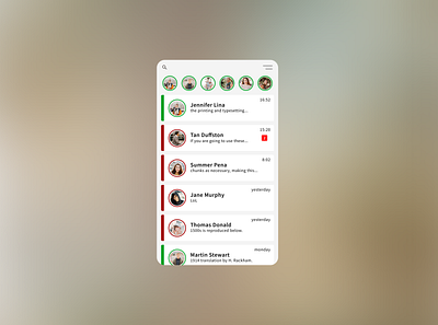 Direct Messaging Hint – DailyUI #013 daily100challenge dailychallenge dailymessaginghint dailyui dailyuichallenge messaging messanger ui design uidesign userinterface