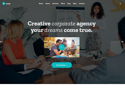 Twist_Creative_Agency_Template css design html ui ux w wordpress