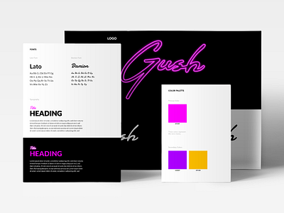 Gush Brand Identity