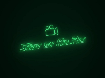 Shot by Ha.ris Logo Animation adobe after effects animation logo animation logo intro motion design motion graphics neon colors